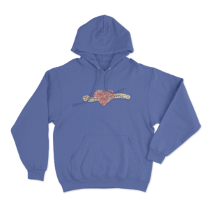 Benny Boones Heart Hoodie Blue