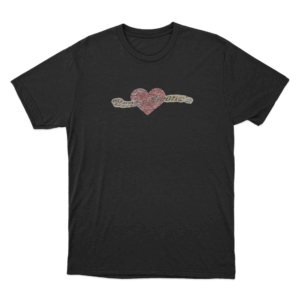 Benny Boones Heart T Shirt Black