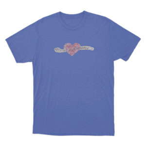 Benny Boones Heart T Shirt Blue