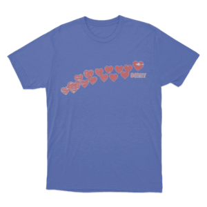 Benny Hearts T Shirt Blue