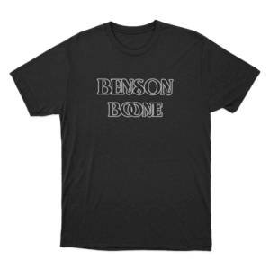 Benson Boone Logo T Shirt Black