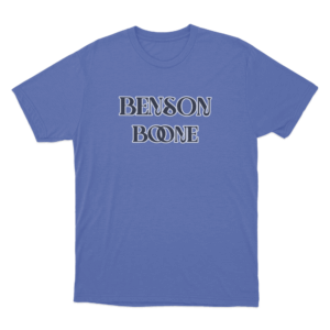 Benson Boone Logo T Shirt Blue
