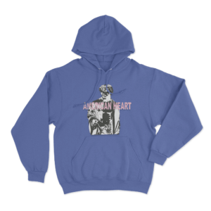 Benson Boone Portrait Hoodie Blue
