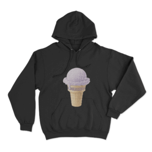 Ice Cream Hoodie Black
