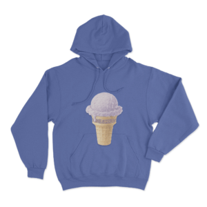 Ice Cream Hoodie Blue
